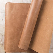 Schreibtischunterlage aus echtem Leder, 37 x 80