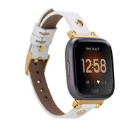 Fitbit-Armbänder aus Leder – Ferro Gold Trok-Stil