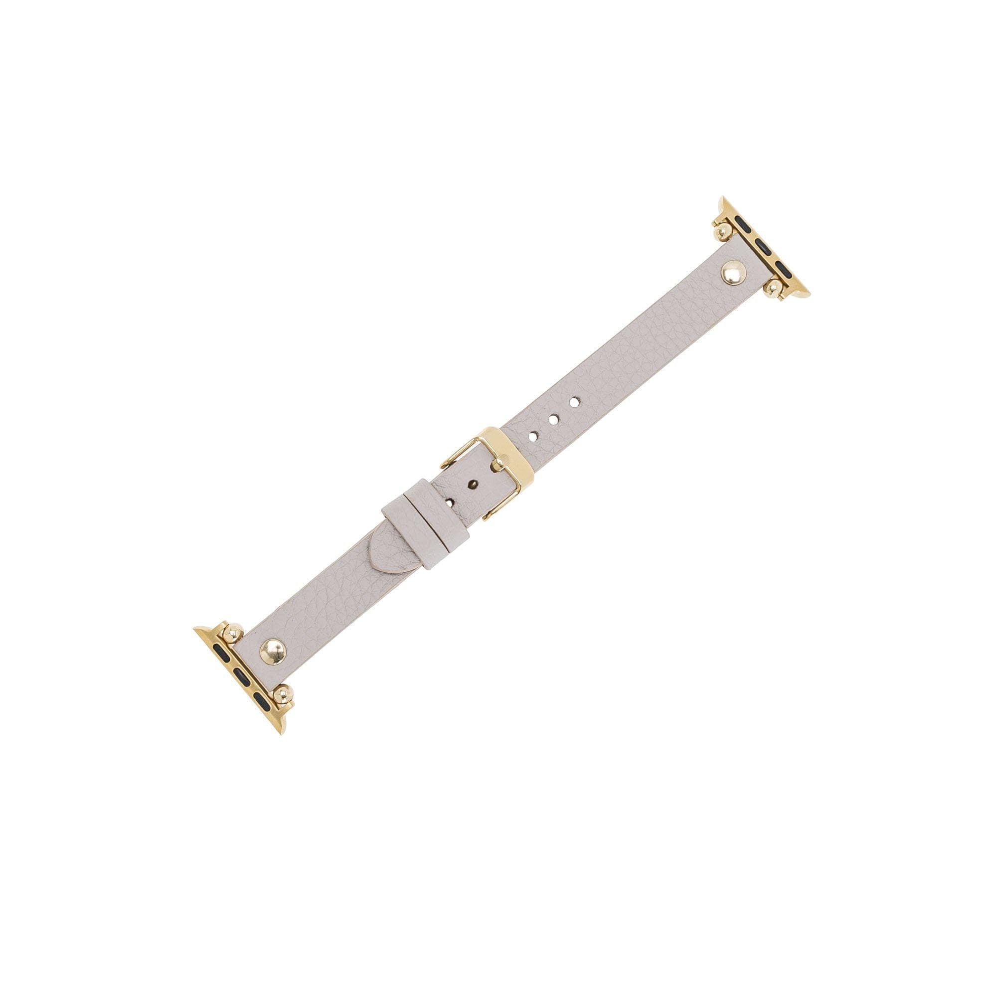 Fitbit-Armbänder aus Leder – Ferro Gold Trok-Stil