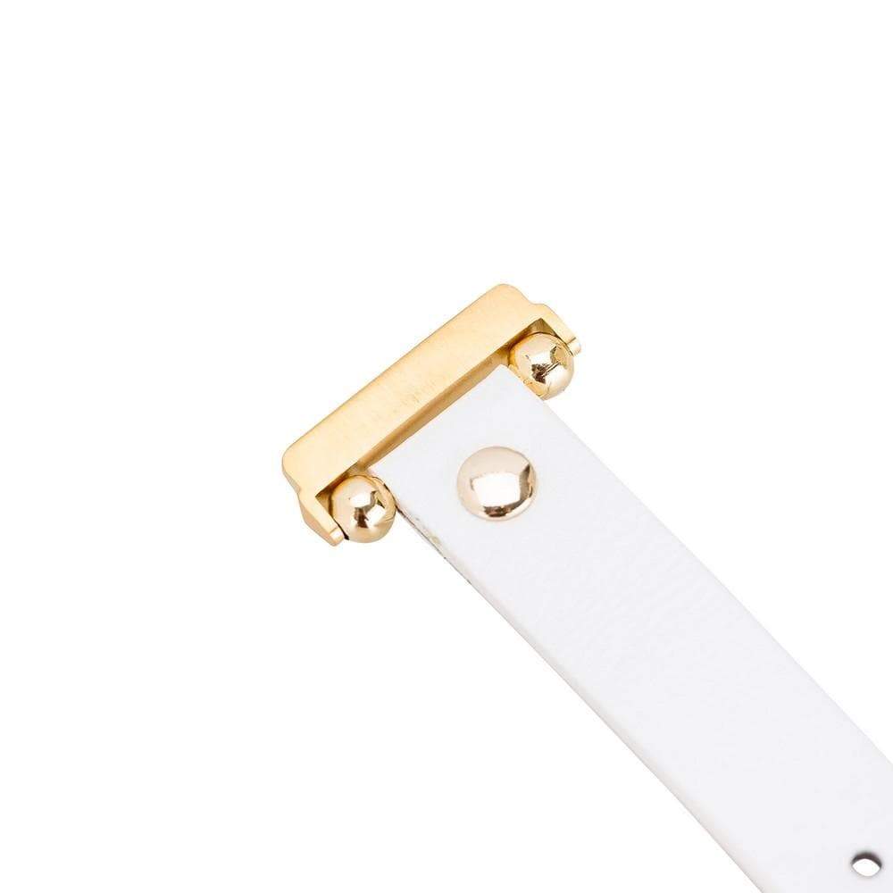 Fitbit-Armbänder aus Leder – Ferro Gold Trok-Stil