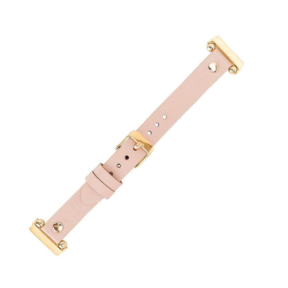 Fitbit-Armbänder aus Leder – Ferro Gold Trok-Stil