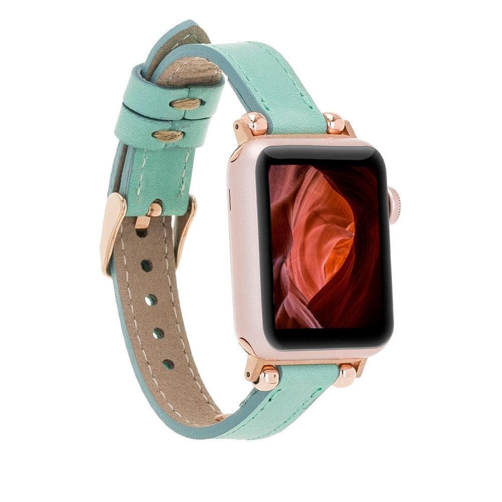 Fitbit-Armbänder aus Leder – Ferro Rose Trok-Stil