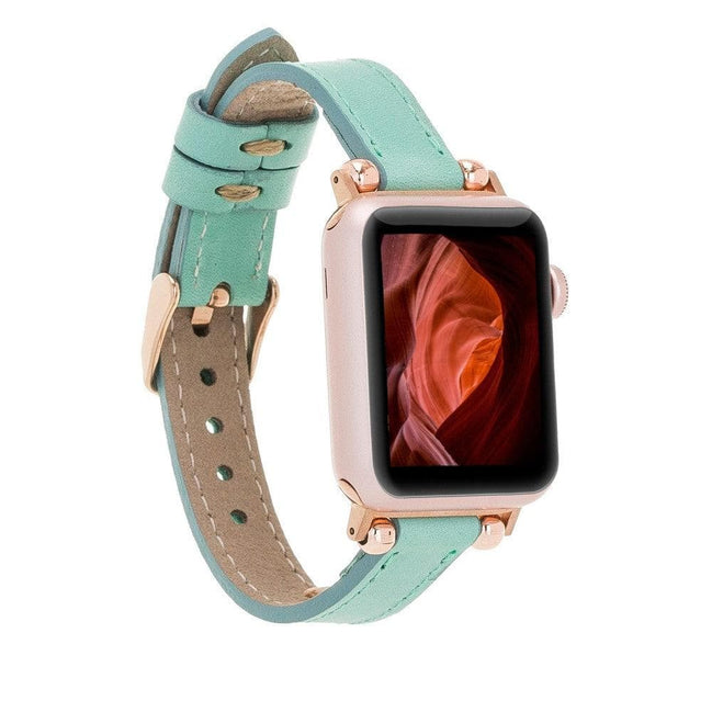 Fitbit-Armbänder aus Leder – Ferro Rose Trok-Stil