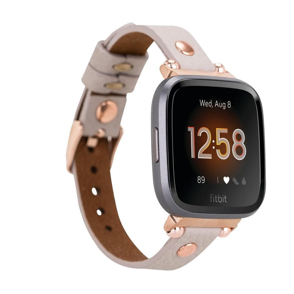 Fitbit-Armbänder aus Leder – Ferro Rose Trok-Stil