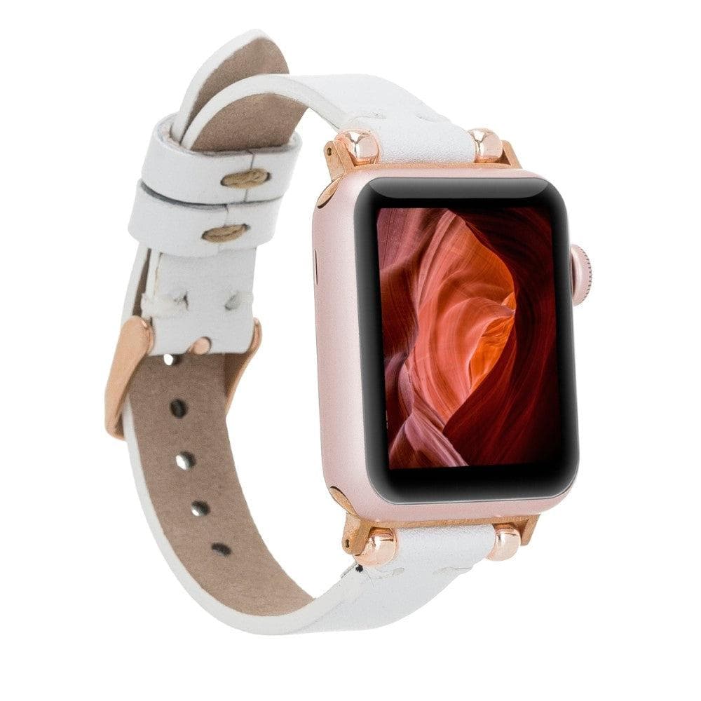 Fitbit-Armbänder aus Leder – Ferro Rose Trok-Stil