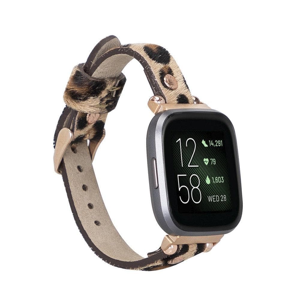 Fitbit-Armbänder aus Leder – Ferro Rose Trok-Stil