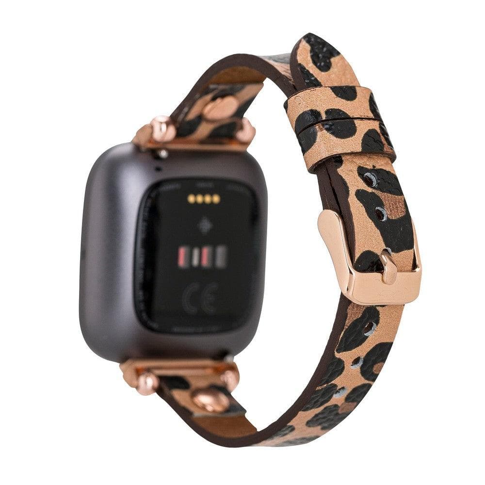 Fitbit-Armbänder aus Leder – Ferro Rose Trok-Stil