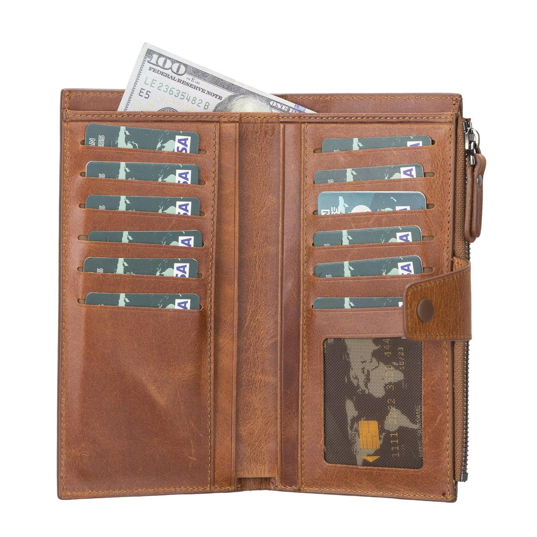 Lozan Geldbörse aus echtem Leder