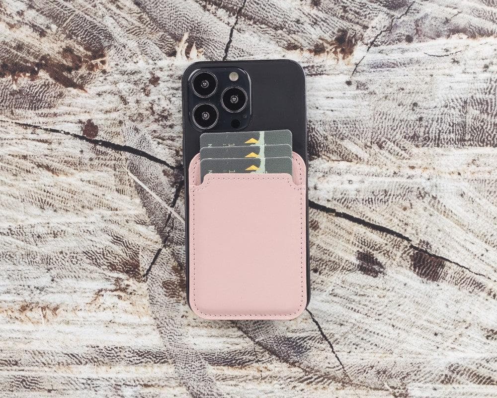 Maggy NE Magnetischer Kartenhalter aus echtem Leder