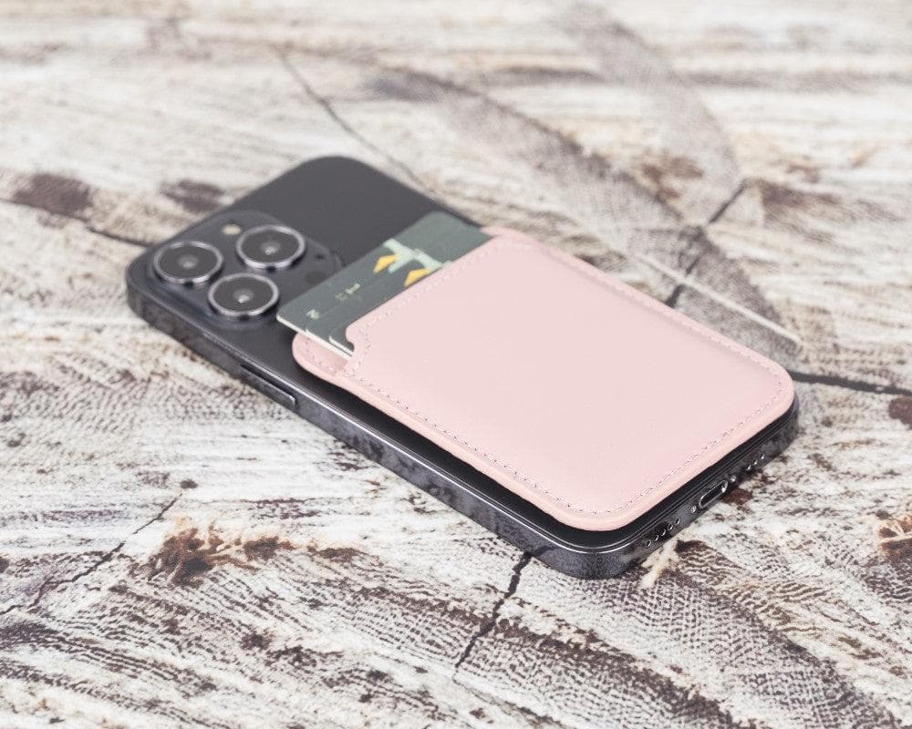 Maggy NE Magnetischer Kartenhalter aus echtem Leder