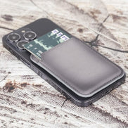 Maggy NE Magnetischer Kartenhalter aus echtem Leder