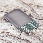 Maggy NE Magnetischer Kartenhalter aus echtem Leder