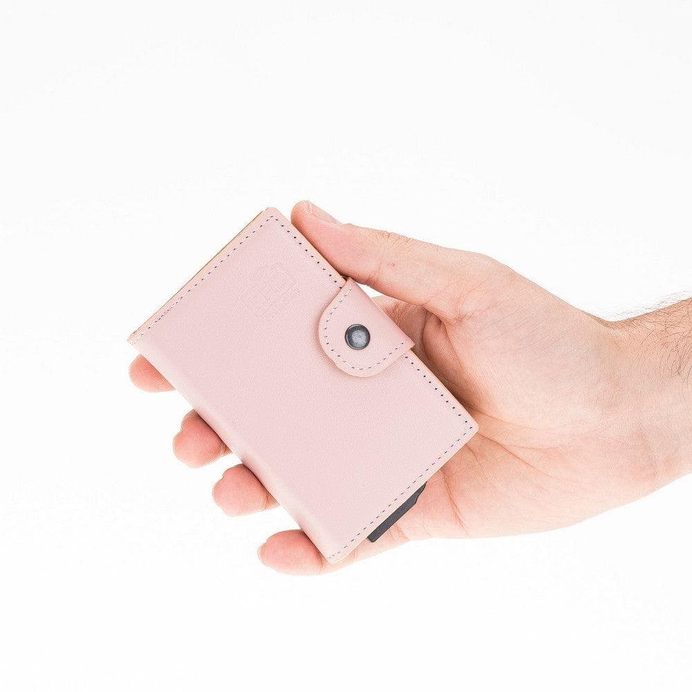 Mondello Pop-Up-Kartenhalter aus echtem Leder