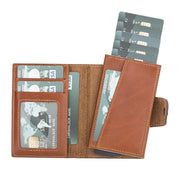 Mondello Pop-Up-Kartenhalter aus echtem Leder