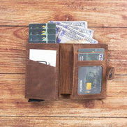 Palermo Kartenetui aus echtem Leder mit Reißverschluss