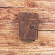 Palermo Kartenetui aus echtem Leder mit Reißverschluss