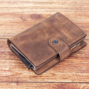 Palermo Kartenetui aus echtem Leder mit Reißverschluss