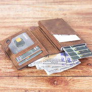 Palermo Kartenetui aus echtem Leder mit Reißverschluss