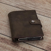 Palermo Kartenetui aus echtem Leder mit Reißverschluss