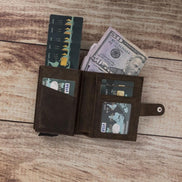 Palermo Kartenetui aus echtem Leder mit Reißverschluss