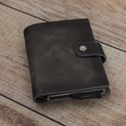 Palermo Kartenetui aus echtem Leder mit Reißverschluss