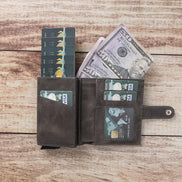 Palermo Kartenetui aus echtem Leder mit Reißverschluss