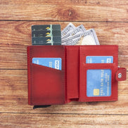 Palermo Kartenetui aus echtem Leder mit Reißverschluss