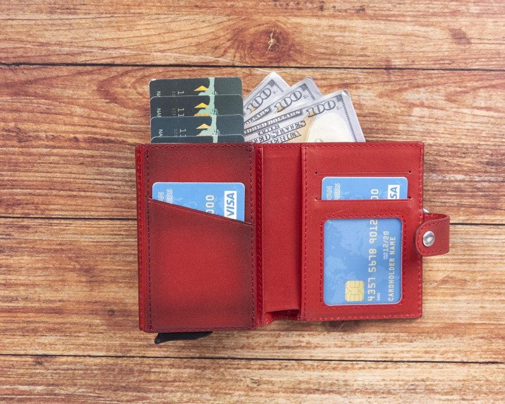 Palermo Kartenetui aus echtem Leder mit Reißverschluss