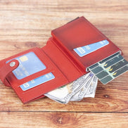 Palermo Kartenetui aus echtem Leder mit Reißverschluss