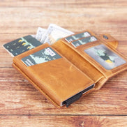 Palermo Kartenetui aus echtem Leder mit Reißverschluss