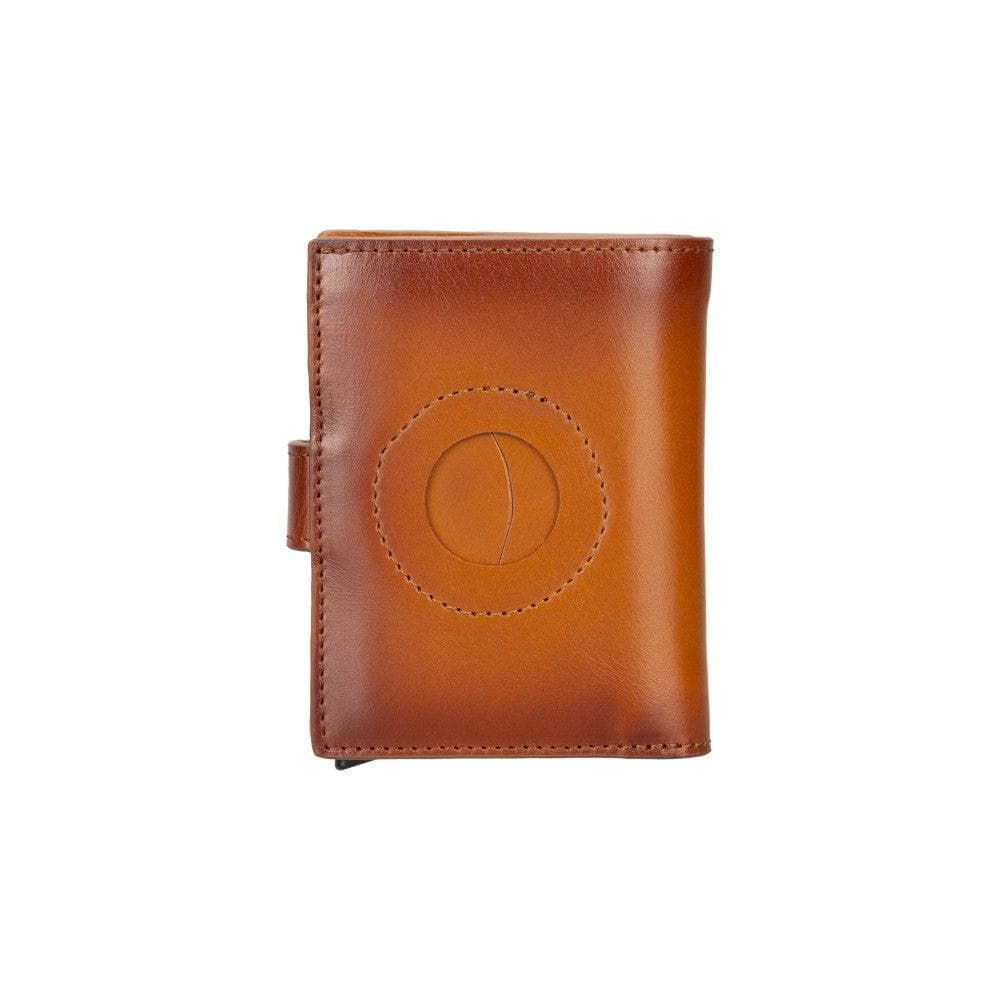 Palertag Zip Mechanical Genuine Leather Card Holder