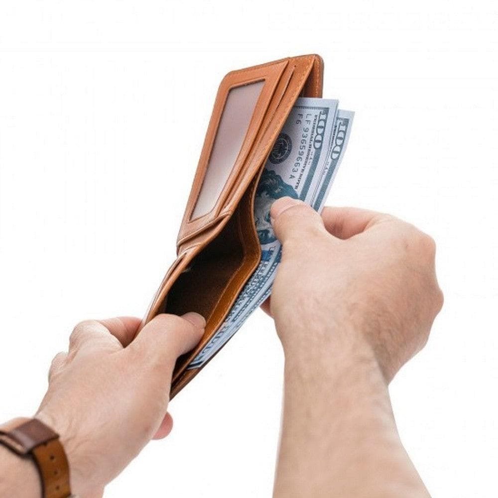 Pier Echtleder-Geldbörse für Herren