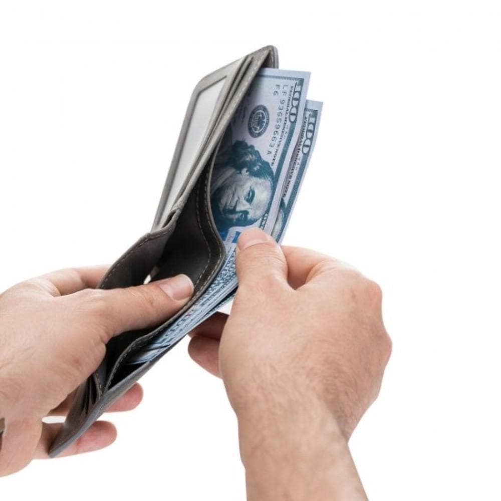 Pier Echtleder-Geldbörse für Herren