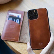 Abnehmbare Lederhülle für Samsung Galaxy S21 Serie / MW