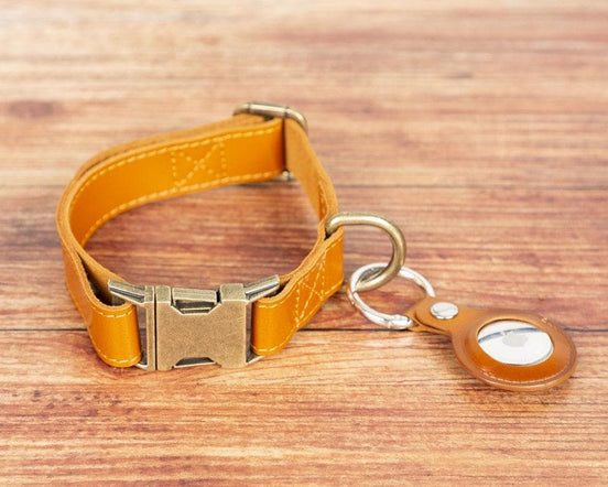 Scobby Leather Dog Collar