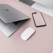 Anpassbare Schreibtischunterlage aus echtem Leder