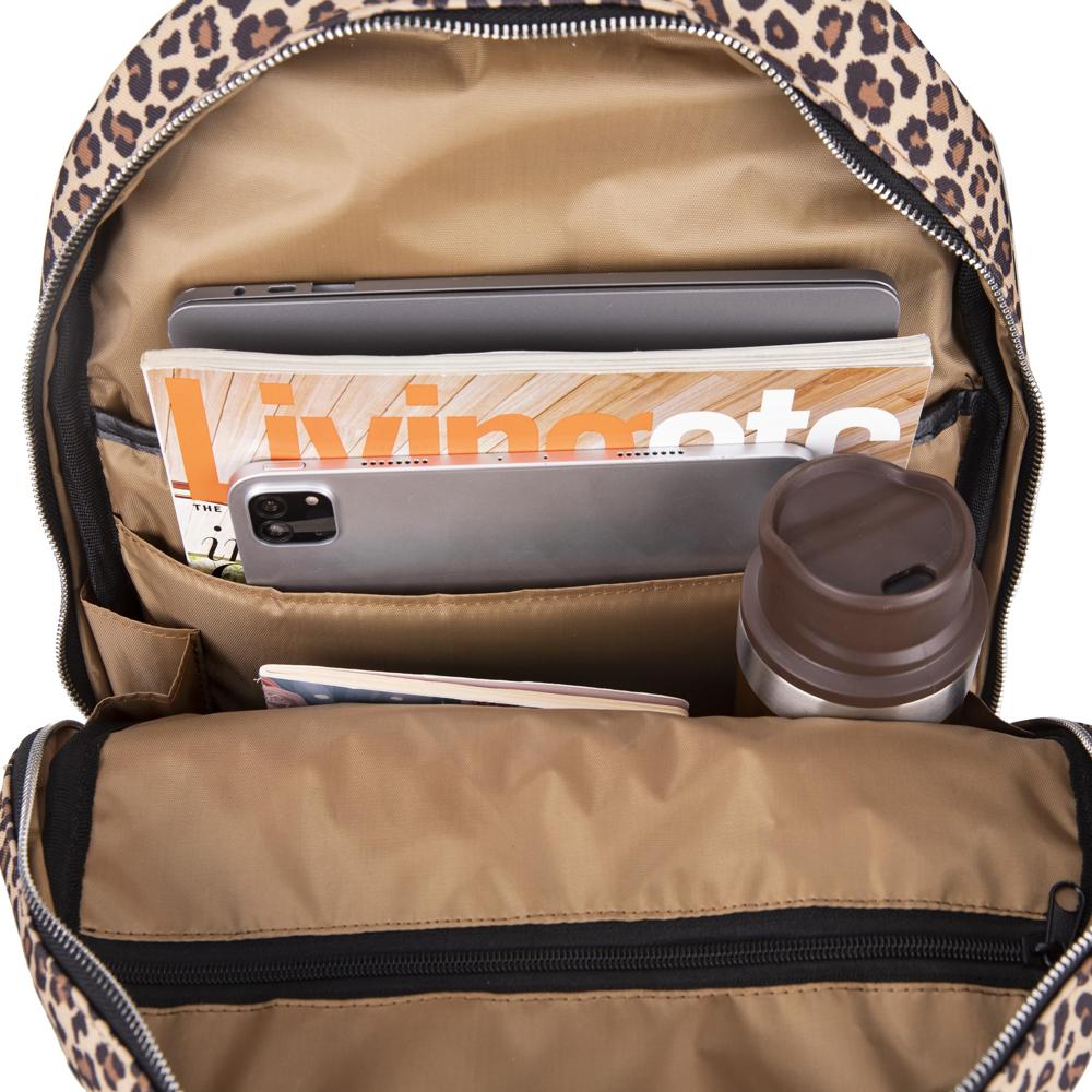 BloominBag Earthy Leopard 13-14 inch MacBook / Laptop Backpack_8