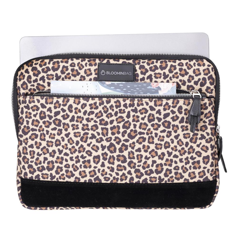 BloominBag Earthy Leopard 15-16 inch Laptop / MacBook Sleeve _1