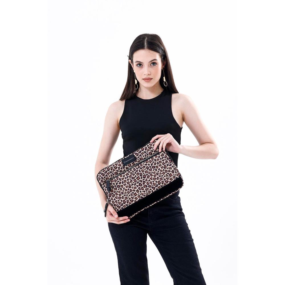 BloominBag Earthy Leopard 15-16 inch Laptop / MacBook Sleeve _5