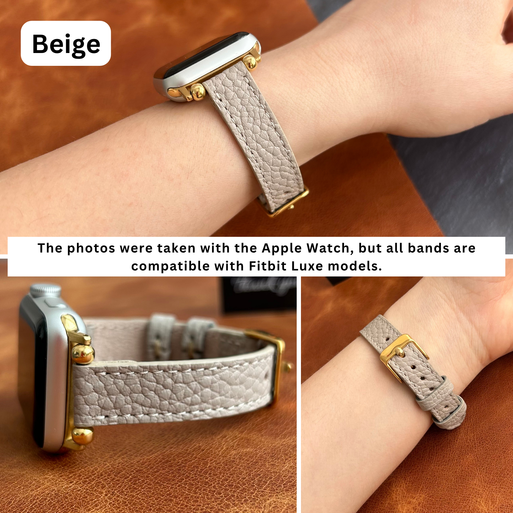 Ferro-Lederarmbänder für Fitbit Lux Uhren