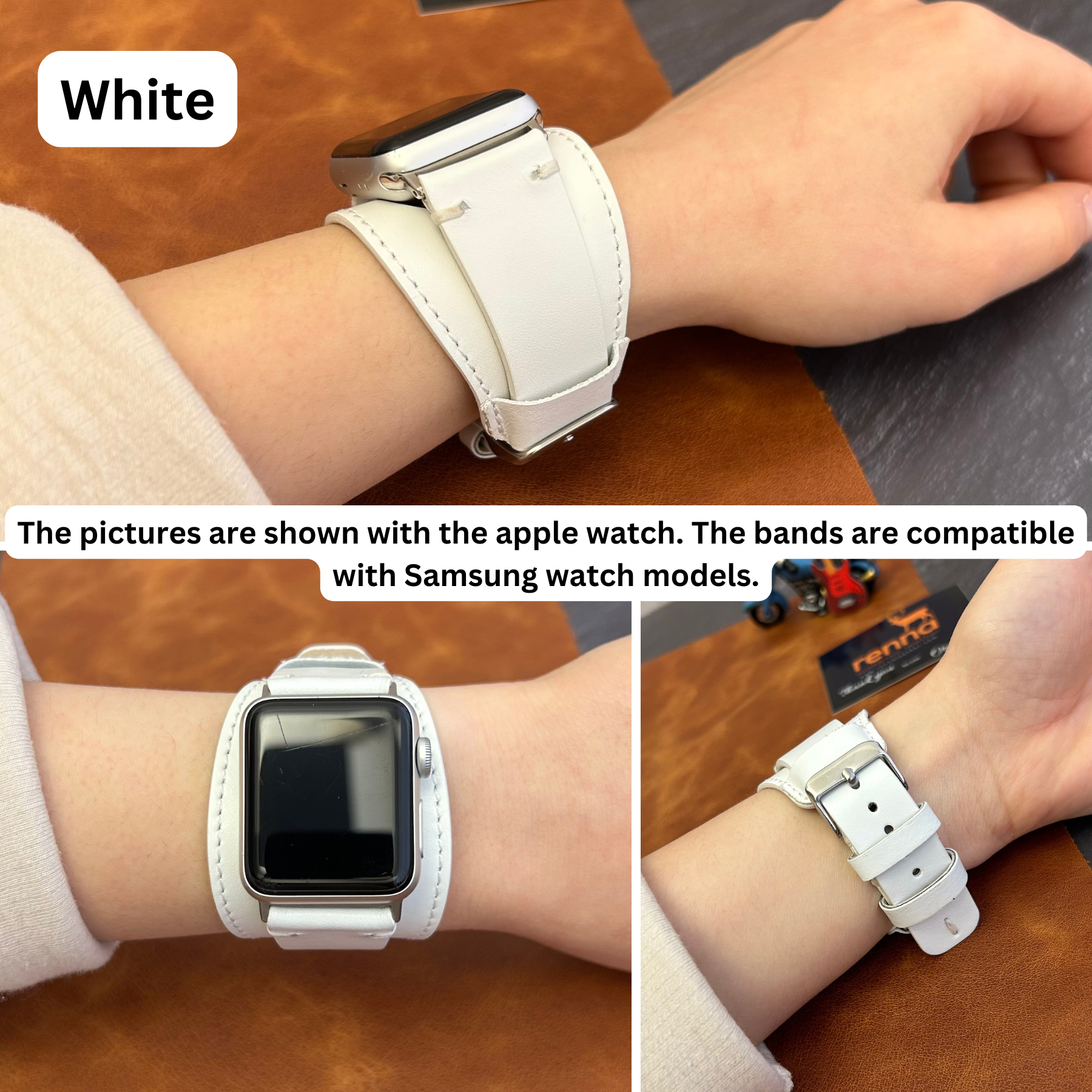 Pulsar-Armbänder aus Leder für Samsung Smartwatches
