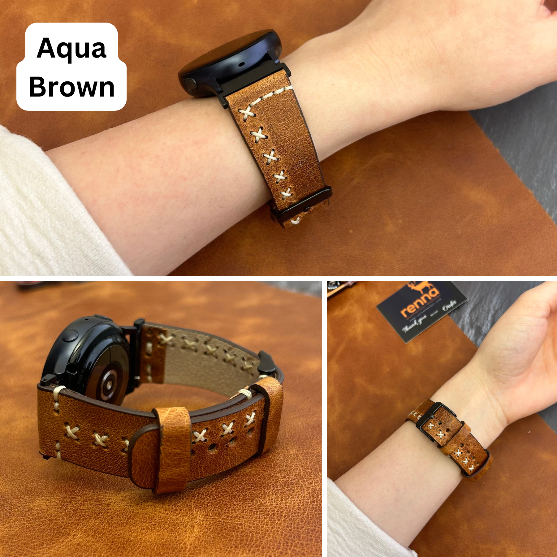 Sportarmbänder aus Leder für Samsung Smartwatches