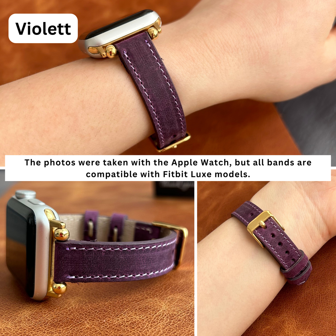 Ferro-Lederarmbänder für Fitbit Lux Uhren