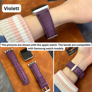 Lederarmbänder für Damen, passend für Samsung Smartwatches
