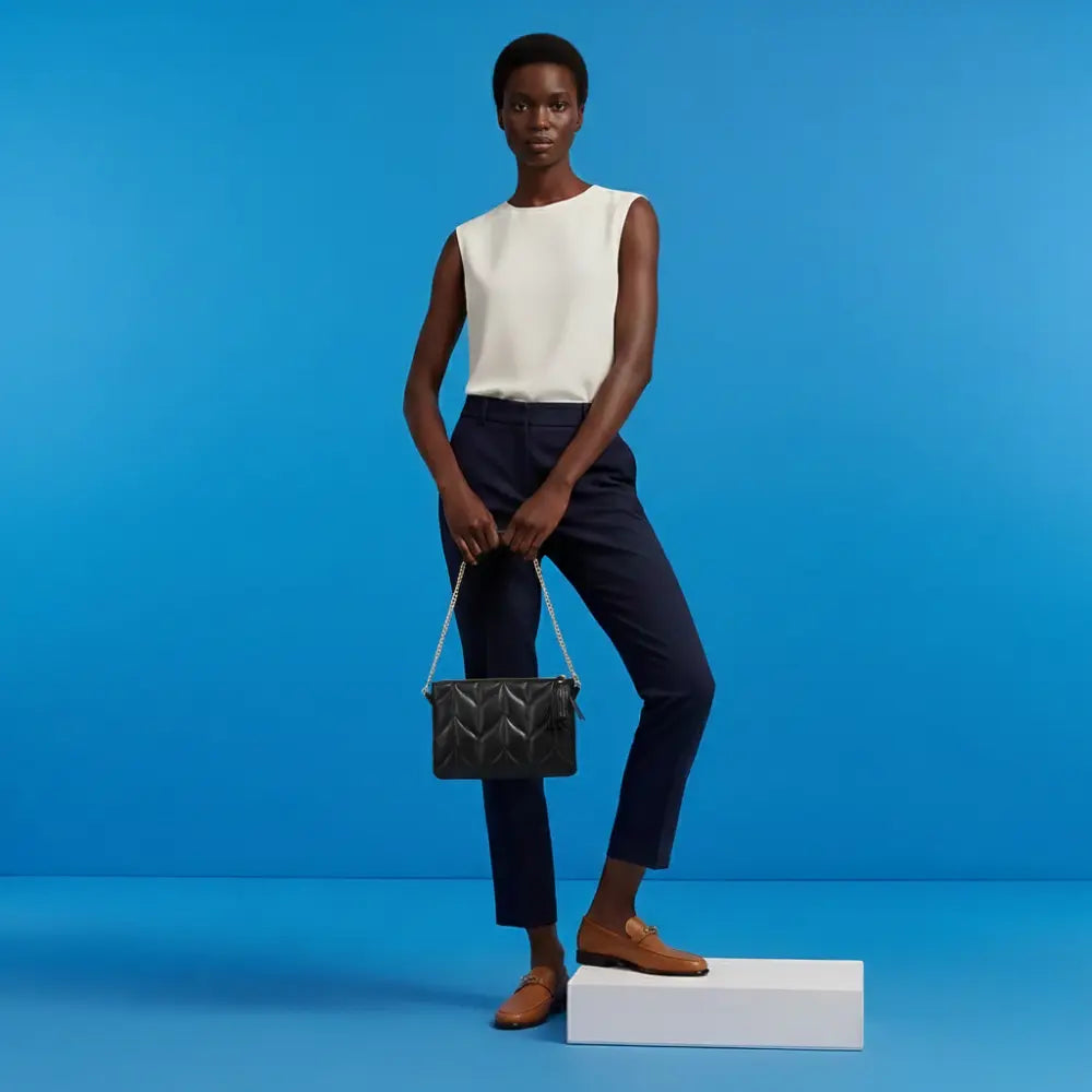 Jewel Leder-Damentasche