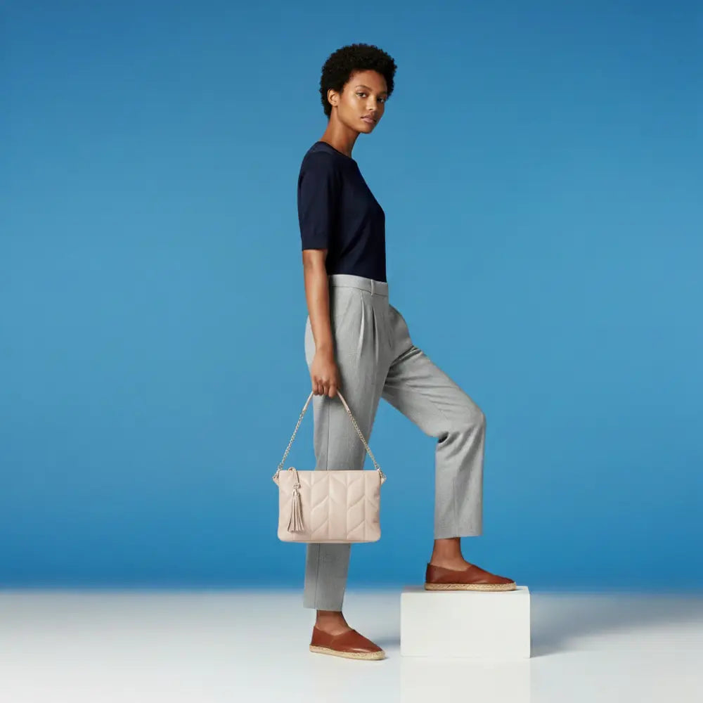 Jewel Leder-Damentasche