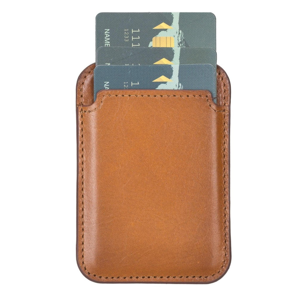 Maggy NE Magnetischer Kartenhalter aus echtem Leder