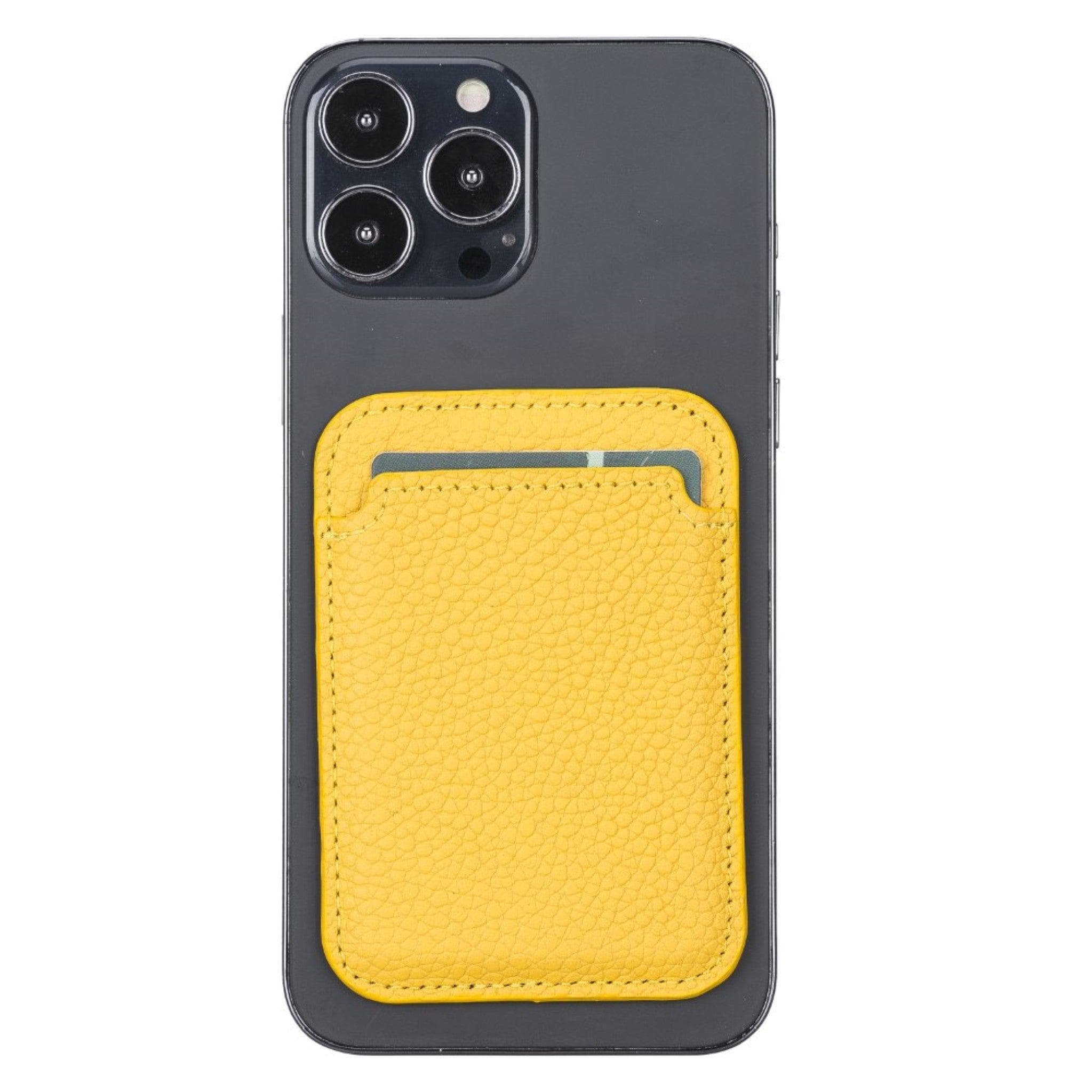 Maggy NE Magnetischer Kartenhalter aus echtem Leder