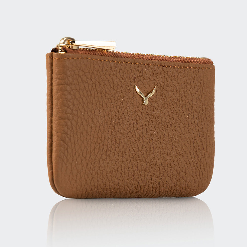 3002 Unisex-Geldbörse aus Leder mit Reißverschluss