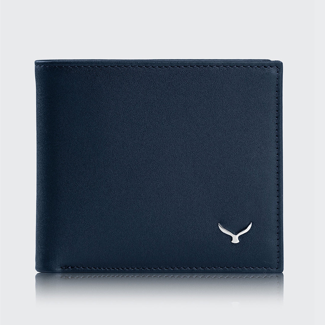 4003 Herren-Ledergeldbörse mit zwei Fächern und Münzfächern